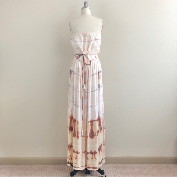 Gypsy 05 Silk Sleeveless Tie Dye Maxi Dress - Picture 4 of 7